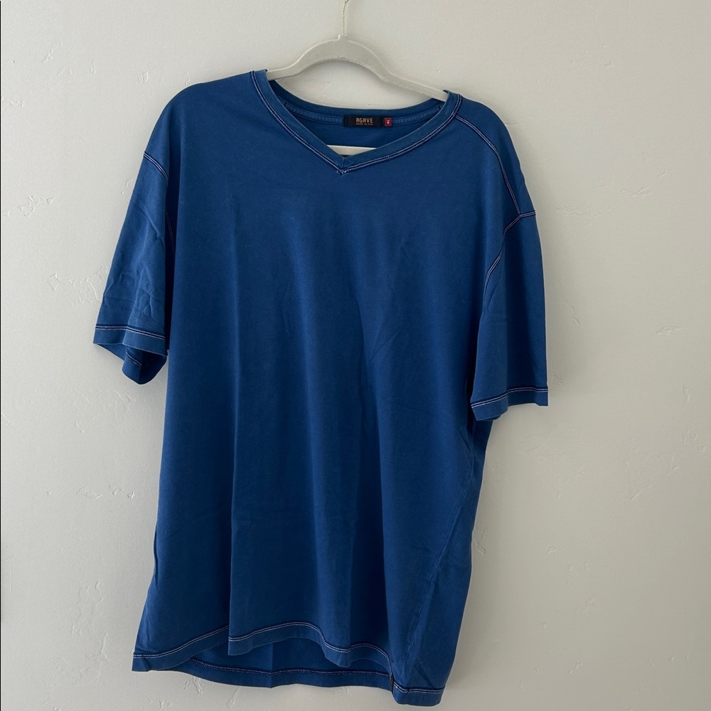 Agave Royal Blue V-Neck Tee